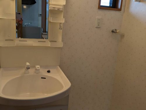 洗面化粧台・洗濯機置場