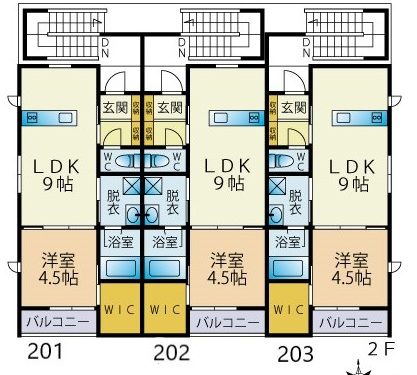 2F 間取り図面(間取)